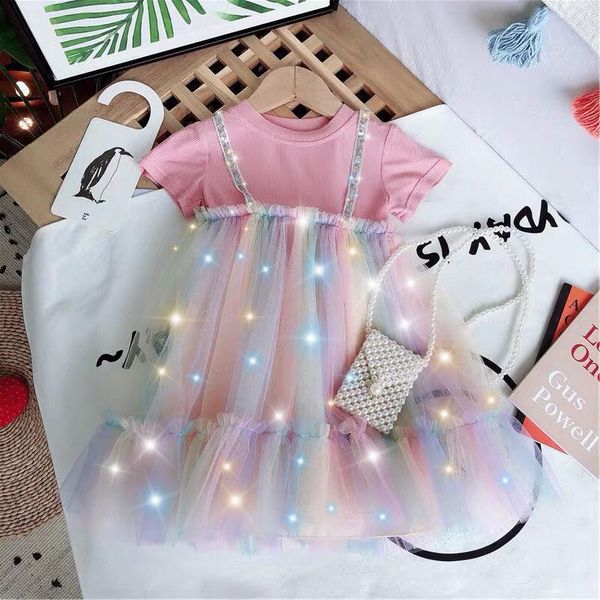 girl's dresses baby girl princess sequined shine a-line summer 2021 rainbow collar mesh patchwork kids children clothing 0-4t, Red;yellow
girl's dresses baby girl princess sequined shine a-line summer 2021 rainbow collar mesh patchwork kids children clothing 0-4t, Red;yellow