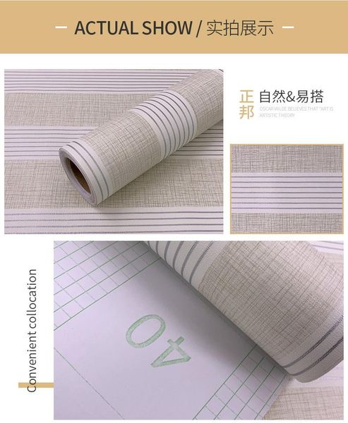 wallpapers striped self-adhesive wallpaper wholesale student dormitory living room renovation engineering 60cmx10m
wallpapers striped self-adhesive wallpaper wholesale student dormitory living room renovation engineering 60cmx10m