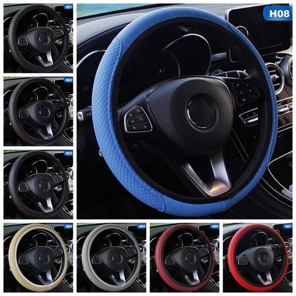 steering wheel covers car-styling car cover skidproof auto protector anti-slip elastic leather interior accessories
steering wheel covers car-styling car cover skidproof auto protector anti-slip elastic leather interior accessories