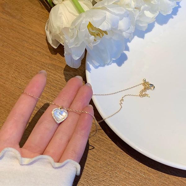 pendant necklaces 2021 trend zircon heart necklace women's hundred matching accessories wedding souvenirs neck chain holiday gift, Silver
pendant necklaces 2021 trend zircon heart necklace women's hundred matching accessories wedding souvenirs neck chain holiday gift, Silver