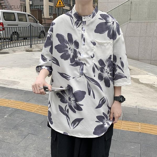 ruffian handsome cotton and shirt men's sense of design niche short sleeve trendy red brand dress shirts, White;black
ruffian handsome cotton and shirt men's sense of design niche short sleeve trendy red brand dress shirts, White;black