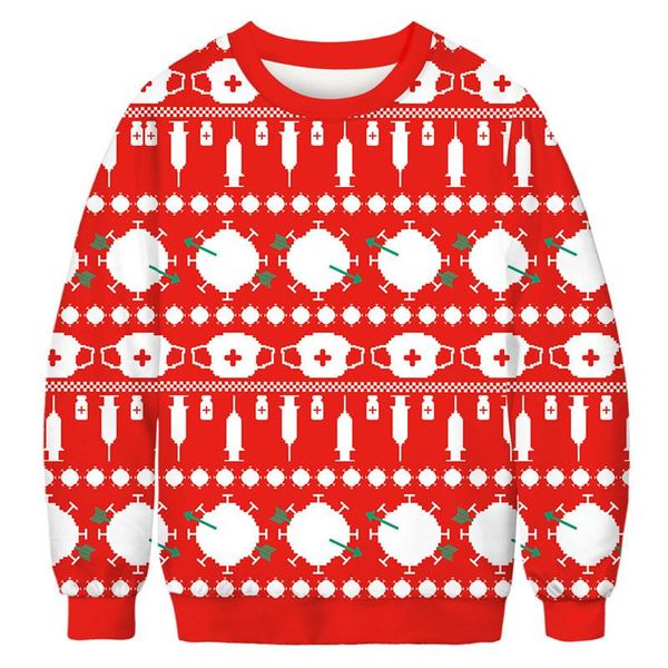 men's sweaters pullover ugly christmas sweater holiday sweatshirts 3d funny print xmas clothing men women autumn winter jumpers, White;black
men's sweaters pullover ugly christmas sweater holiday sweatshirts 3d funny print xmas clothing men women autumn winter jumpers, White;black