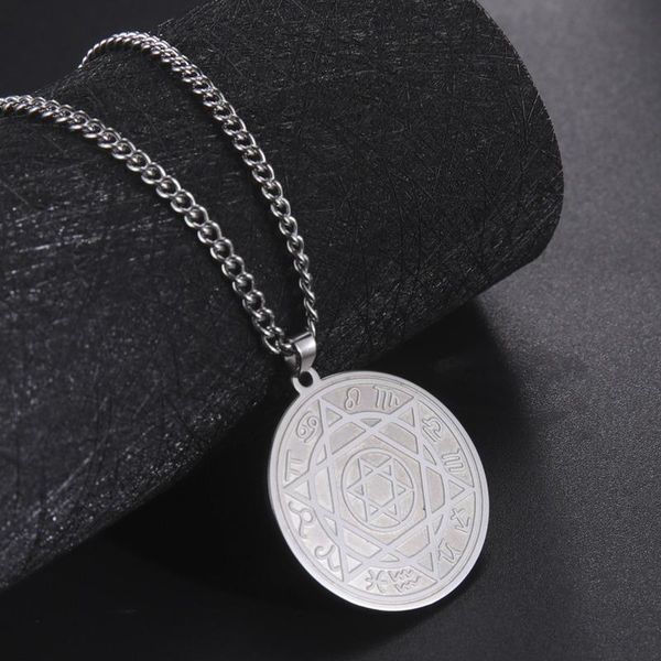 chains men's pendant seven-star coin transfer wheel necklace women's fashion sweater chain stainless steel mens hip hop jewelry 20, Silver
chains men's pendant seven-star coin transfer wheel necklace women's fashion sweater chain stainless steel mens hip hop jewelry 20, Silver