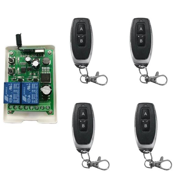 smart home control dc 12v 24v 36v 48v 10a relay 2ch rf wireless remote switch learning code universal lighting 433mhz / 315mhz
smart home control dc 12v 24v 36v 48v 10a relay 2ch rf wireless remote switch learning code universal lighting 433mhz / 315mhz