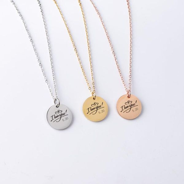 fnixtar 10pcs 20mm laser i love you round disc pendant necklace stainless steel chain for women's men's gifts jewelry necklaces, Silver
fnixtar 10pcs 20mm laser i love you round disc pendant necklace stainless steel chain for women's men's gifts jewelry necklaces, Silver