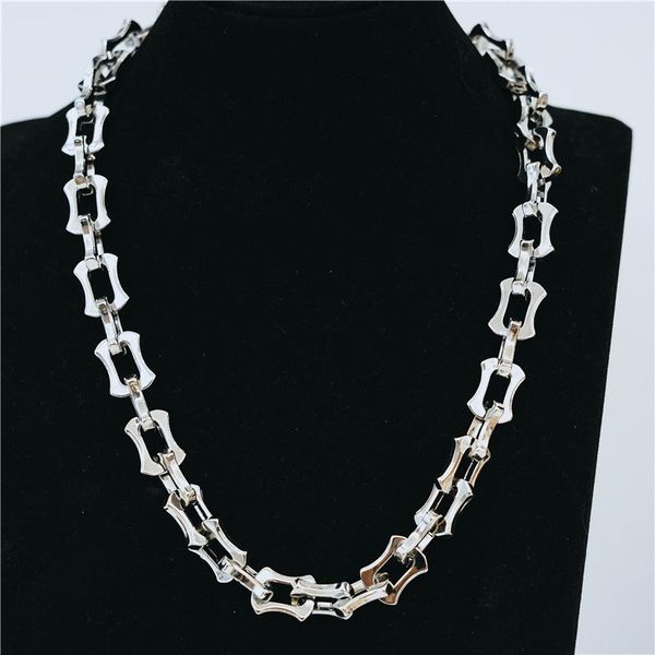 chains fashion titanium steel chain necklace men and women hip-hop hardware thick, Silver
chains fashion titanium steel chain necklace men and women hip-hop hardware thick, Silver