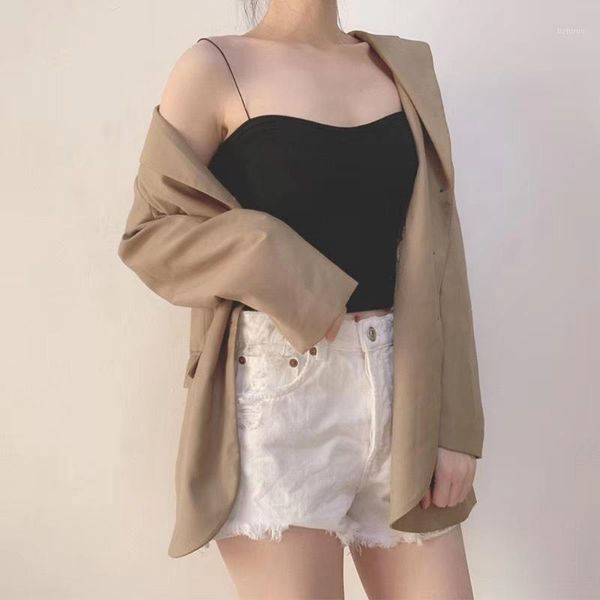 tank girls halter crop women summer camis backless camisole fashion casual tube female sleeveless cropped bustiers & corsets, Black;white
tank girls halter crop women summer camis backless camisole fashion casual tube female sleeveless cropped bustiers & corsets, Black;white
