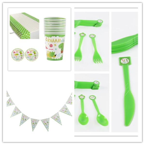 packaging dinner service 61pcs cute dinosaur disposable tableware set tablecloth cups paper plate flag knife fork for kids girl birthday par
packaging dinner service 61pcs cute dinosaur disposable tableware set tablecloth cups paper plate flag knife fork for kids girl birthday par