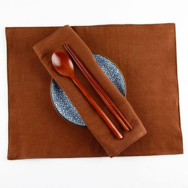 pcs literary retro solid color simple linen cotton 30x40cm insulation placemat soft dining table mat kids napkin fabric
pcs literary retro solid color simple linen cotton 30x40cm insulation placemat soft dining table mat kids napkin fabric