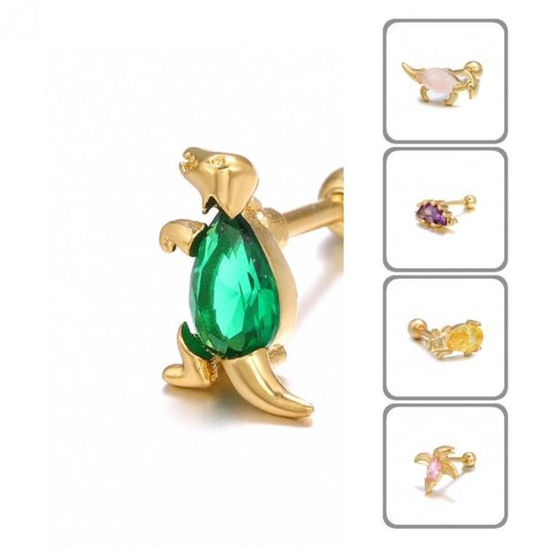 stud alloy 1pc unique dinosaur shape women earring wear resistant jewelry accessory, Golden;silver
stud alloy 1pc unique dinosaur shape women earring wear resistant jewelry accessory, Golden;silver