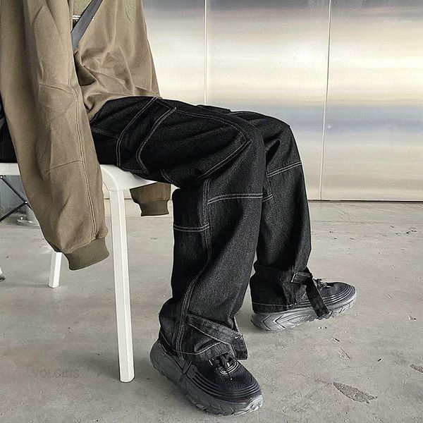 men's jeans s-5xl plus size men wide leg mens 2022 autumn spring hip hop streetwear loose straight baggy denim pants male men's, Blue
men's jeans s-5xl plus size men wide leg mens 2022 autumn spring hip hop streetwear loose straight baggy denim pants male men's, Blue
