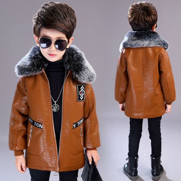 boy leather jacket coat retro gentleman thick fur leather jacket for 3-12years boys kids winter jacket coat clothes outerwear, Blue;gray
boy leather jacket coat retro gentleman thick fur leather jacket for 3-12years boys kids winter jacket coat clothes outerwear, Blue;gray