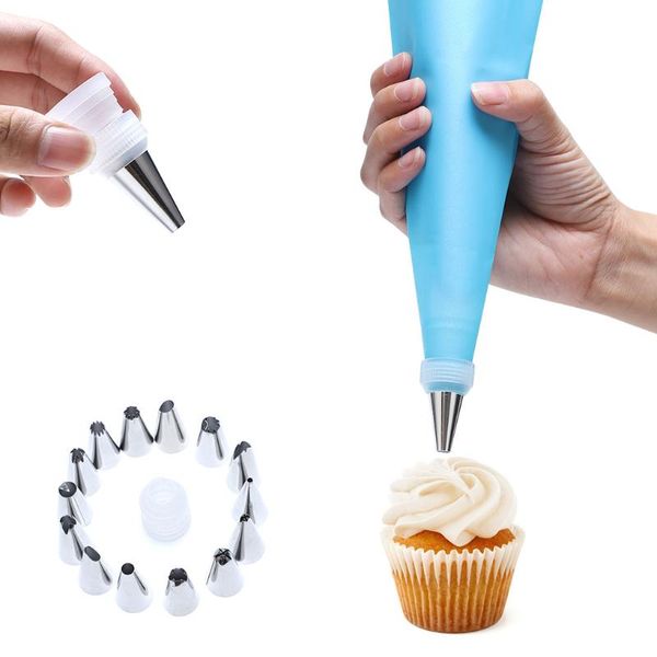 pcs/set cake decorating tips set icing cream pastry bag reusable 14 pcs stainless steel nozzle tools baking &
pcs/set cake decorating tips set icing cream pastry bag reusable 14 pcs stainless steel nozzle tools baking &