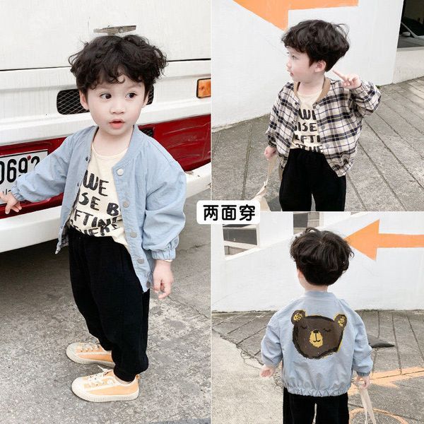 girls' dresses boys coats kids double-sided wear cartoon bear plaid cardigan button spring autumn coat kid jacket fashion cotton top, Red;yellow
girls' dresses boys coats kids double-sided wear cartoon bear plaid cardigan button spring autumn coat kid jacket fashion cotton top, Red;yellow