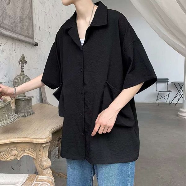 shirtssimple double pocket short men's small fresh casual half five sleeve shirt, White;black
shirtssimple double pocket short men's small fresh casual half five sleeve shirt, White;black