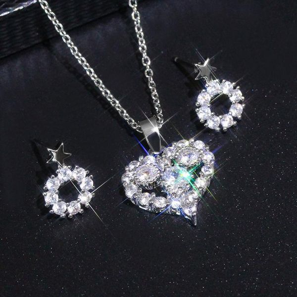 earrings & necklace love romantic jewelry set for women bride amazing pink purple crystal zircon trend 2021 jewellry chain earring kas375, Silver
earrings & necklace love romantic jewelry set for women bride amazing pink purple crystal zircon trend 2021 jewellry chain earring kas375, Silver