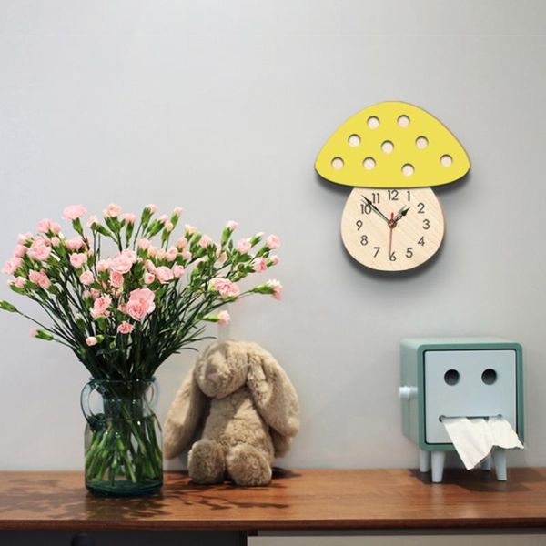cartoon mushroom shape wall clock creative bracket for home living room bar cafe yellow battery clocks
cartoon mushroom shape wall clock creative bracket for home living room bar cafe yellow battery clocks