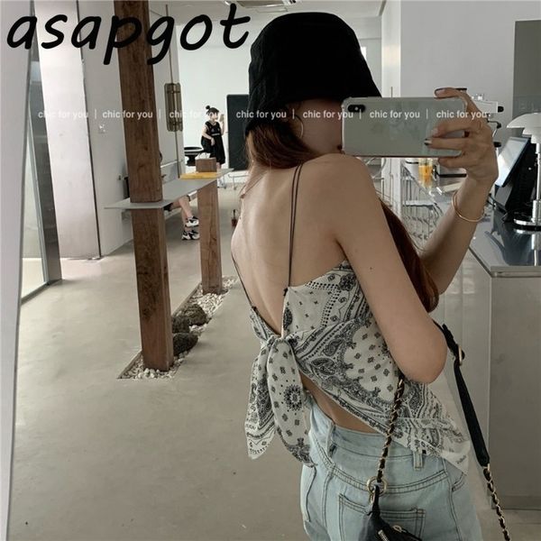 & tees tanks camis women's clothing summer korean chic vintage spaghetti strap backless lace up print indie folk 210429, White
& tees tanks camis women's clothing summer korean chic vintage spaghetti strap backless lace up print indie folk 210429, White