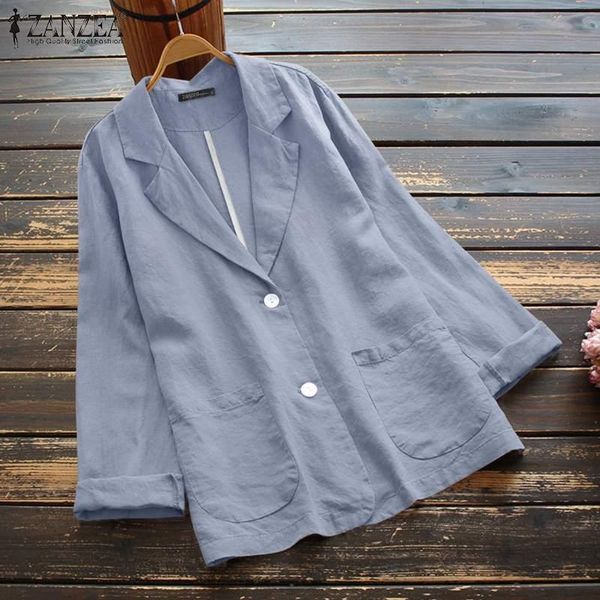 women's suits & blazers vintage women blazer 2022 summer elegant ol cotton linen outwear casual solid loose female lapel button overs, White;black
women's suits & blazers vintage women blazer 2022 summer elegant ol cotton linen outwear casual solid loose female lapel button overs, White;black