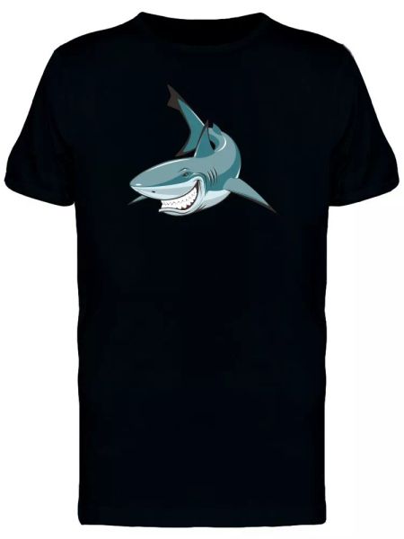 Menacing Shark Tee Men's -Image by Shutterstock, White;black
Menacing Shark Tee Men's -Image by Shutterstock, White;black