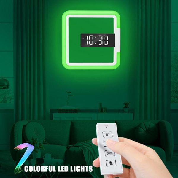 other clocks & accessories led wall clock square remote control temperature digital for snooze function desk table home decor
other clocks & accessories led wall clock square remote control temperature digital for snooze function desk table home decor