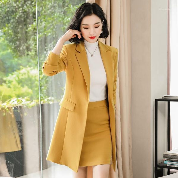 two piece dress autumn and winter long sleeve style formal business skirt jacket women's professional large size suit women's1, White
two piece dress autumn and winter long sleeve style formal business skirt jacket women's professional large size suit women's1, White