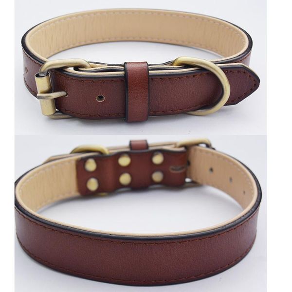 soft touch genuine leather padded dog collars,durable adjustable pet collar for medium large dogs brown color collars & leashes
soft touch genuine leather padded dog collars,durable adjustable pet collar for medium large dogs brown color collars & leashes