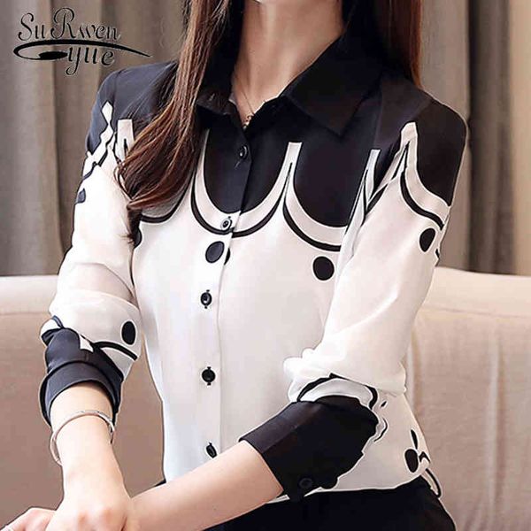 fashion women casual printed long sleeve turn-down collar clothing office lady chiffon blouses 5499 50 210427, White
fashion women casual printed long sleeve turn-down collar clothing office lady chiffon blouses 5499 50 210427, White