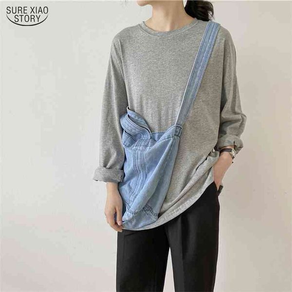 korean style plus size white black t shirt women autumn loose t-shirts solid bottoming long sleeve casual tees 10088 210506
korean style plus size white black t shirt women autumn loose t-shirts solid bottoming long sleeve casual tees 10088 210506