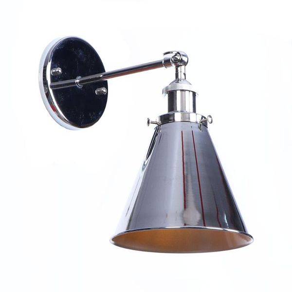 vintage nordic wall lamp creative silver iron horn lampshade e27 bedroom living room mirror light applique murale intérieur
vintage nordic wall lamp creative silver iron horn lampshade e27 bedroom living room mirror light applique murale intérieur