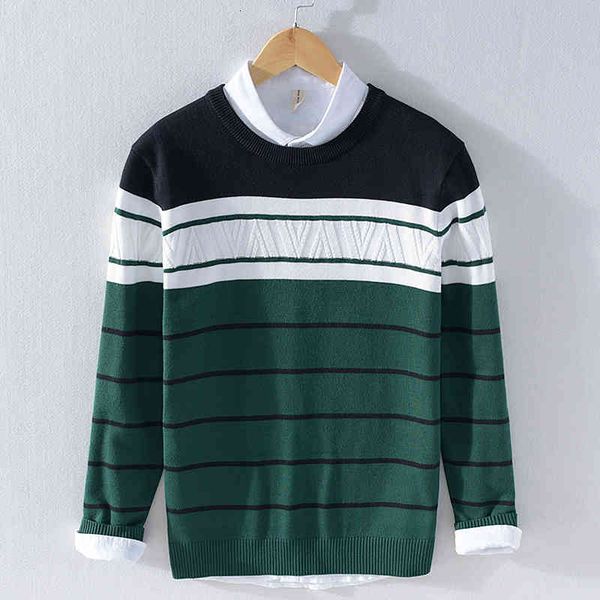 men's casual shirts autumn and winter stripe brand long sleeve thick warm sweaters for men fashion comfortable sweater mens chandail 4j, White;black
men's casual shirts autumn and winter stripe brand long sleeve thick warm sweaters for men fashion comfortable sweater mens chandail 4j, White;black