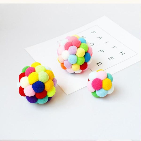 cat toys handmade plush toy creative rainbow ball kitten interactive scratch bouncy stretch pom bells
cat toys handmade plush toy creative rainbow ball kitten interactive scratch bouncy stretch pom bells
