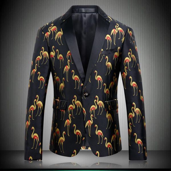 arrival men's dress blazers slim fit black print blazer men korean fashion casual party jacket size m-4xl suits, White;black
arrival men's dress blazers slim fit black print blazer men korean fashion casual party jacket size m-4xl suits, White;black