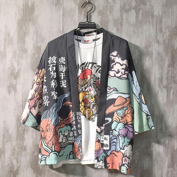 blusas femima summer japanese kimono cardigan cartoon print chiffon shirt loose blouse thin section sunscreen women's blouses & shirts, White
blusas femima summer japanese kimono cardigan cartoon print chiffon shirt loose blouse thin section sunscreen women's blouses & shirts, White