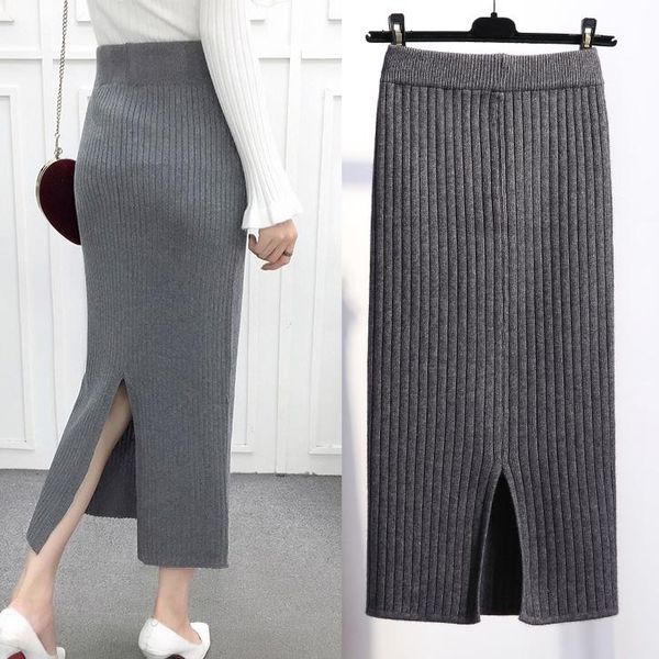 skirts women winter long woolen skirt elastic waist pencil knitted jupe vintage femme autumn, Black
skirts women winter long woolen skirt elastic waist pencil knitted jupe vintage femme autumn, Black