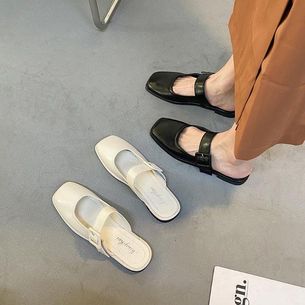 slipper for women girl pumps room shoes slip on toe lazy beauty black white summer casual office party 568212 slippers
slipper for women girl pumps room shoes slip on toe lazy beauty black white summer casual office party 568212 slippers