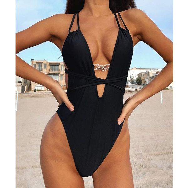 one-piece suits black deep v neck women bikinis 2021 one piece swimwear maillot de bain femme summer beach bathing jk1178
one-piece suits black deep v neck women bikinis 2021 one piece swimwear maillot de bain femme summer beach bathing jk1178