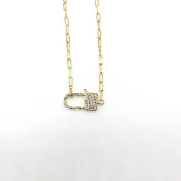 pendant necklaces 5pcs/lot est design material brass chain lock clasp chocker, Silver
pendant necklaces 5pcs/lot est design material brass chain lock clasp chocker, Silver