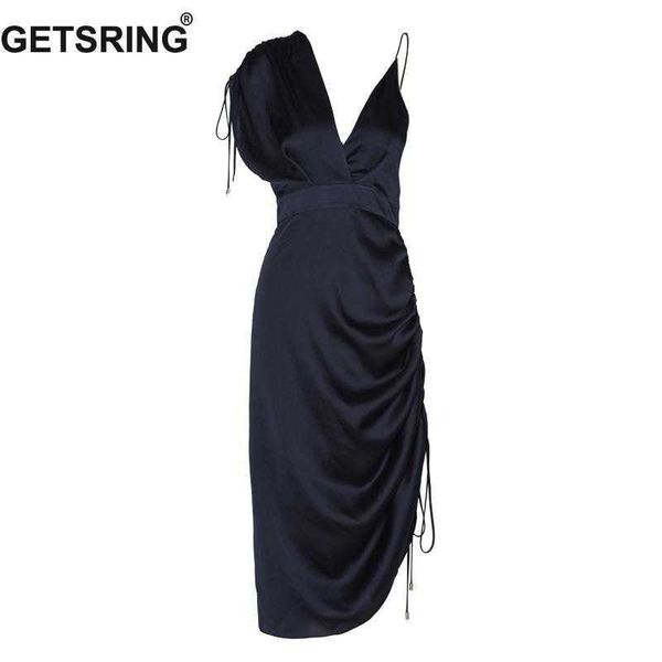 getsring women dress irregular v-neck hollow out drawstring vintage dresses asymmetry long 210601, Black;gray
getsring women dress irregular v-neck hollow out drawstring vintage dresses asymmetry long 210601, Black;gray
