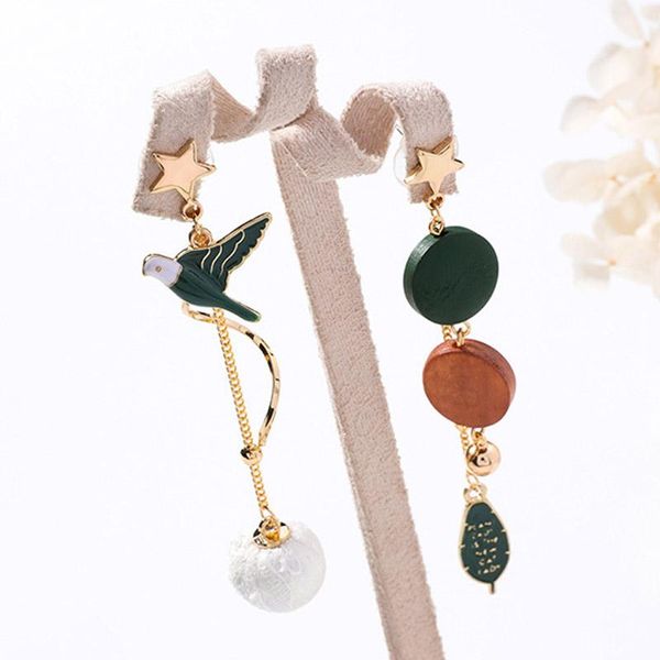 fashion enamel birds geometric wood round drop earrings long chain s strip tassel dangle earring for women party jewelry & chandelier, Silver
fashion enamel birds geometric wood round drop earrings long chain s strip tassel dangle earring for women party jewelry & chandelier, Silver
