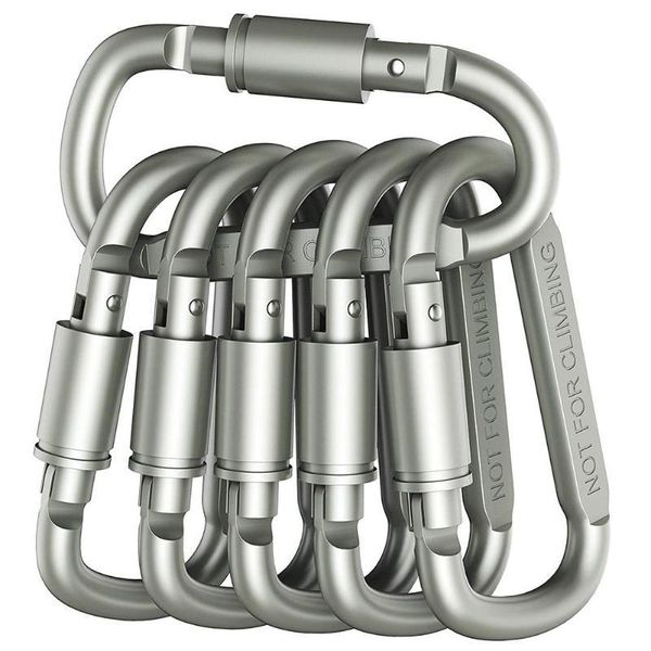 carabiner hook buckle aluminum alloy d-ring climbing keychain clip set equipment tools accessories cords, slings and webbing
carabiner hook buckle aluminum alloy d-ring climbing keychain clip set equipment tools accessories cords, slings and webbing