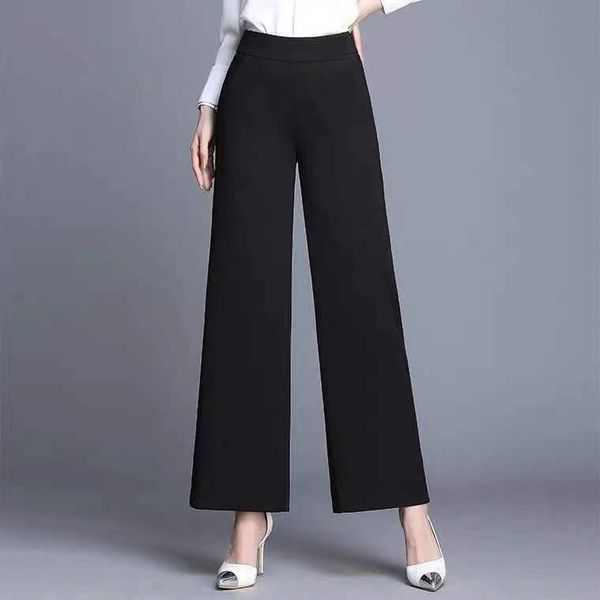 women's pants & capris casual loose high waist wide leg pantalon femme large size pantalones mujer trousers women, Black;white
women's pants & capris casual loose high waist wide leg pantalon femme large size pantalones mujer trousers women, Black;white