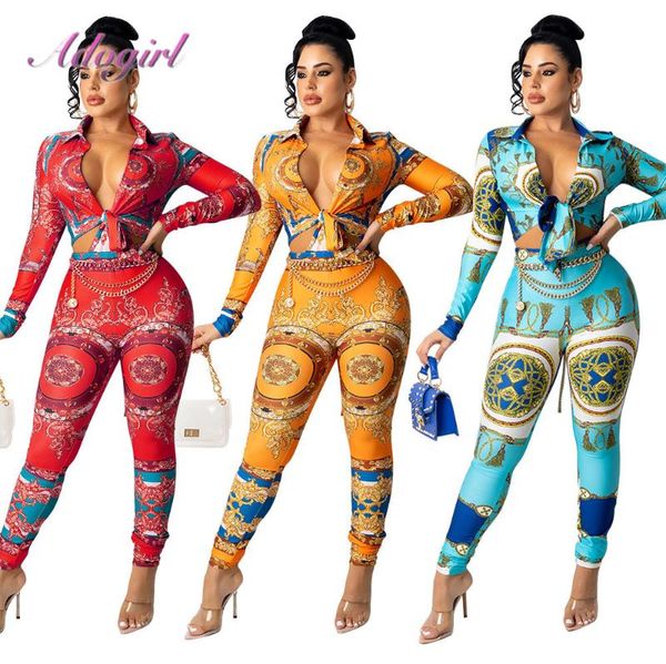 women's two piece pants casual vintage print set women lace up long sleeve shirt crop pencil suit outfit streetwear ol matching, White
women's two piece pants casual vintage print set women lace up long sleeve shirt crop pencil suit outfit streetwear ol matching, White