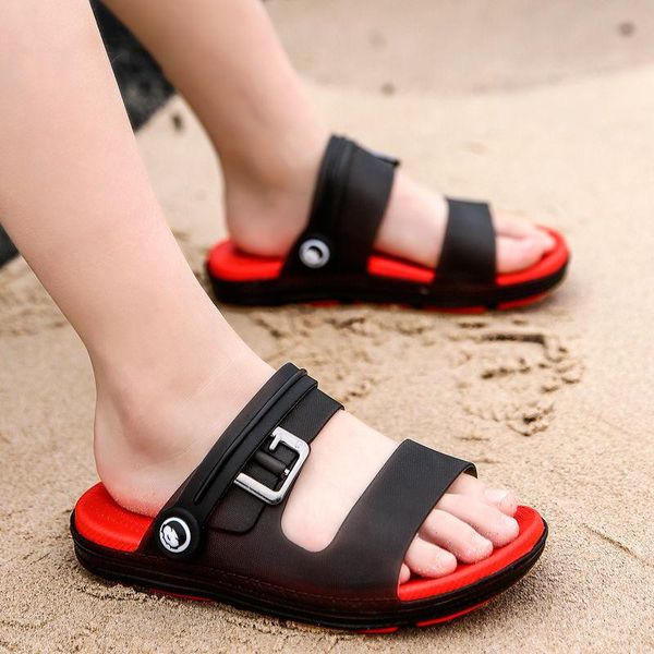 slipper children' slippers, boys and students' style sandals summer baby slippers, Black;grey
slipper children' slippers, boys and students' style sandals summer baby slippers, Black;grey
