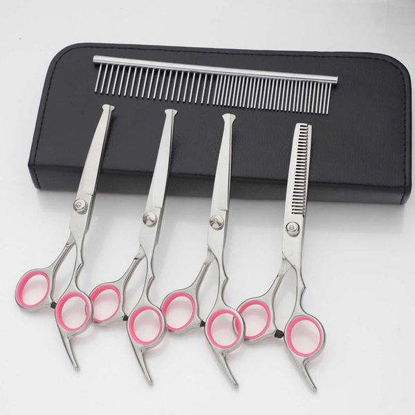 dog grooming 6 inch pet scissors kit curved professional shears for dogs cats animals silver style
dog grooming 6 inch pet scissors kit curved professional shears for dogs cats animals silver style