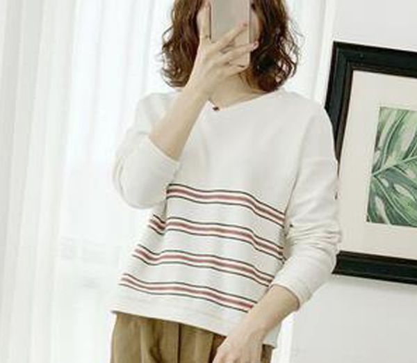 hoodies spring summer women casual long sleeve red white/ blue striped sweatshirt 15zc, Black
hoodies spring summer women casual long sleeve red white/ blue striped sweatshirt 15zc, Black