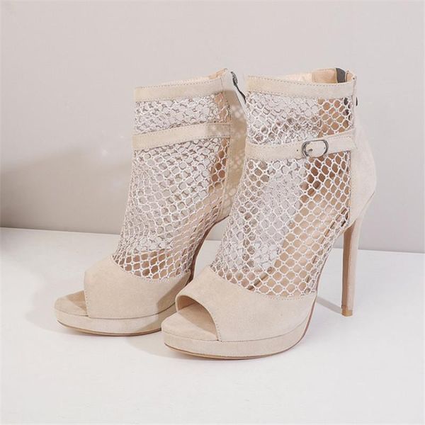 dress shoes summer zipper boots sandals black mesh fish mouth lace up women high heel 12cm thin ladies
dress shoes summer zipper boots sandals black mesh fish mouth lace up women high heel 12cm thin ladies