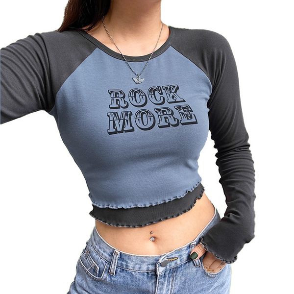 euro american style 2021 summer women's new fake two-piece printed round neck t-shirt slim yoga short corset, White
euro american style 2021 summer women's new fake two-piece printed round neck t-shirt slim yoga short corset, White