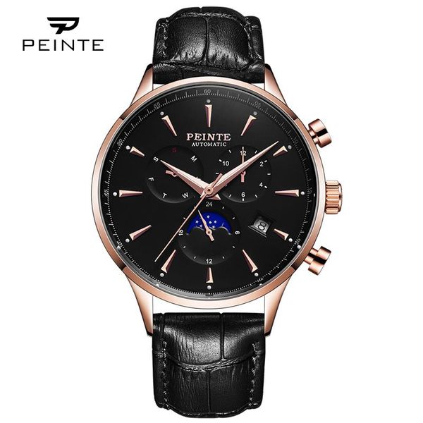 wristwatches peinte fashion watch men's automatic hollow design mechanical leather waterproof watches for mens, Slivery;brown
wristwatches peinte fashion watch men's automatic hollow design mechanical leather waterproof watches for mens, Slivery;brown