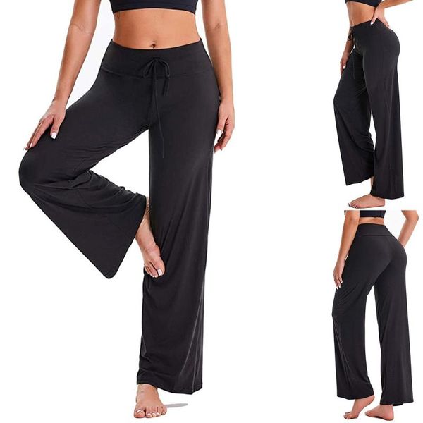 women's leggings 40# solid pants comfy stretchy pajama leggins drawstring wide-legged sports women pantalones de mujer, Black
women's leggings 40# solid pants comfy stretchy pajama leggins drawstring wide-legged sports women pantalones de mujer, Black